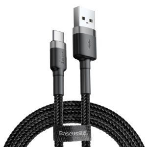 Cable Nylon USB Type-C Baseus / USB 2M Noir